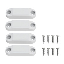 RV Magnetic Baggage Door Catch, RV Magnetic Door Holder to Keep Door Open, RV Storage Door  for RV, Trailer White