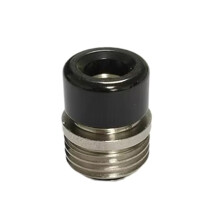 1PC Intergrated Quickly Remove the Mouthpiece Wide Mouth 1.24cm High Efficiency and Saving Black