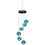 Kolibrin syöttölaite ulkokäyttöön tuulikello 1 kpl 2