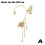 Butterfly Ear Cuff Sølv Guld Zirkon Uden Piercing 7