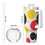 Vaso de acero inoxidable de Mickey Mouse de 40 oz con asa y 5