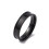 Rustfritt stål rillet fingerring blank 10 stk 1