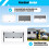 900*500mm RV window caravan ventilation extrapolated aluminum 7