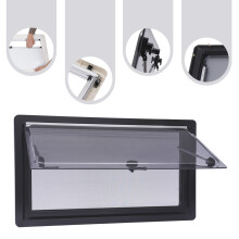 900*500mm RV window caravan ventilation extrapolated aluminum
