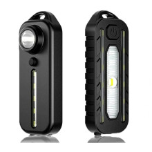 Outdoor Pen Clip Safety Warning Light Rechargeable Flashlight Outdoor Multi-Function Shoulder Strap Light