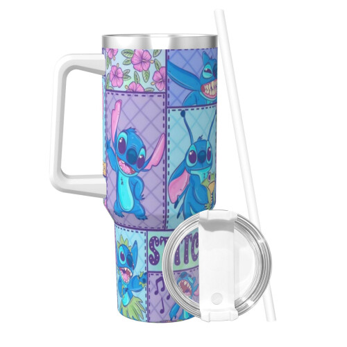 Stitch personalisierter 40oz Edelstahlbecher mit 1