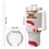 40oz Personalized Tumbler with Handle and Straw 5