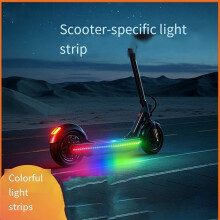 RGB LED Strip Lights for Scooters Bicycles Battery Powered Safety Warning Lights for Night Riding Outdoor Racing