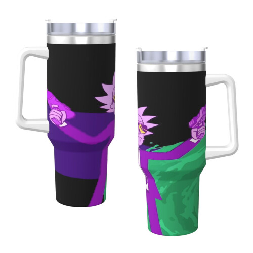 Ποτήρι Rick and Morty 40oz από ανοξείδωτο ατσάλι με λαβή 2