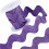 RIC Rac-list blå violett metallic glitter 3,5 cm 5 meter 1