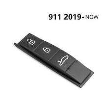 Coussinet en caoutchouc de remplacement en silicone pour bouton de clé de télécommande Porsche Panamera, Cayenne, Macan, Taycan, Boxster, 718, 911