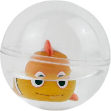 Giocattolo da bagno - BASS & BASS - Bolla d'acqua Pesce Pagliaccio - Galleggiante trasparente - Robusto - Arancione 11 cm