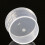 Transparent white measurement cup 50ml 5