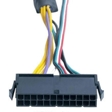 Cable adaptador de alimentación principal PCI-E ATX de 6 pines y 24 pines para placa base de estación de trabajo HP Z230 Z220 SFF