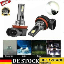 Kit de 2 phares antibrouillard LED H11 H8 6500K, étanche IP68, prêt à l'emploi