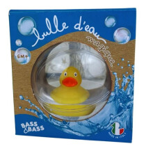 Giochi da bagno - BASS & BASS - Anatra Bolla d'acqua - Galleggiante - Animali mobili - Trasparente