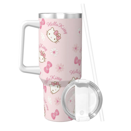 Hello Kitty personlig 40oz rustfritt stålglass med 1