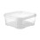 Clear Stackable Fridge Drawer Organizers 5.31x4.72x2.16 in 2