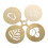 Donemore stainless steel coffee stencils 4 pcs 2