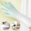 Non-Slip Dish Gloves with Cotton Liner, Reusable 2