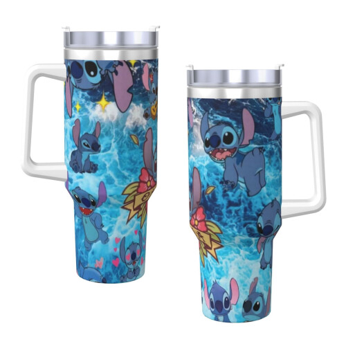 Stitch Personalized 40oz rostfritt stålmugg med 2