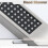 Handheld Rectangular Shower Head 8.5 x 1.4 x 0.6 in 4