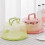 Round Cake Carrier with Handle and 5-Section Tray 8