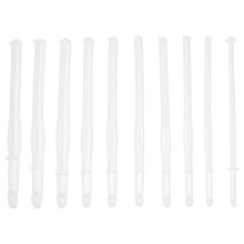 Moldes de silicone para agulha de crochê para artesanato em resina epóxi (10 peças)