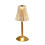 Mini lampe vintage à fleurs, 16 couleurs, 30 cm, LED dorée 1