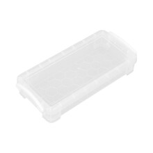 Zeceouar klar plastik penalhus stor kapacitet 1 stk.