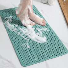 Tapis de bain avec ventouses et trous d'évacuation