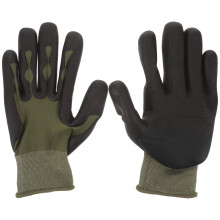 Rubber-injected work gloves for men, non-slip, outdoor use