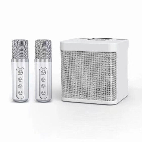 Portable Karaoke Machine with 2 Wireless Microphones 1