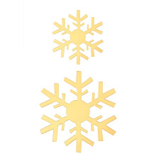 Décorations de Noël pour fenêtre, flocons de neige, stickers muraux 3D en vinyle, 15 pièces