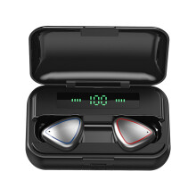 Zeceouar HiFi Bluetooth-hovedtelefoner med LED-skærm IPX7