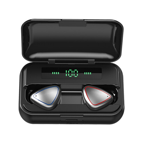 Fones de ouvido Bluetooth HiFi Zeceouar com display LED IPX7
