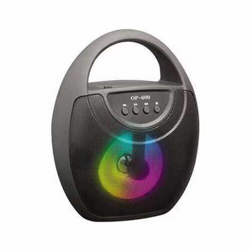 Enceinte Bluetooth sans fil avec éclairage LED coloré et