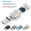Lector de tarjetas de memoria USB tipo C para tarjetas USB/TF/Micro SD 2