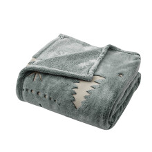 Couverture lumineuse chaude de Noël grise XL