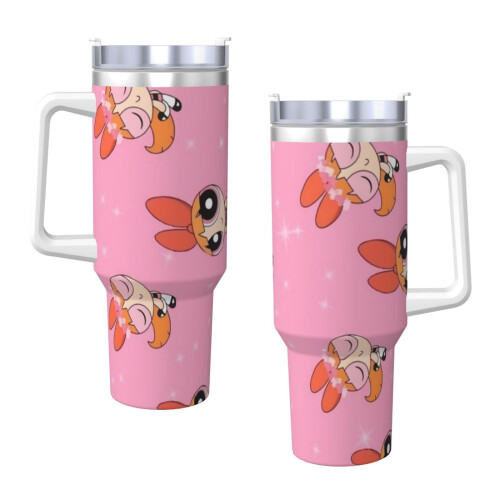 Ποτήρι από ανοξείδωτο ατσάλι Powerpuff Girls 40oz