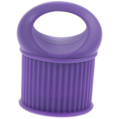 Rolha de vinho em silicone de qualidade alimentar, roxa, 1 peça