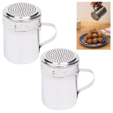 Shaker Dredger en acier inoxydable 10 oz (lot de 2)