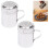 Shaker Dredger en acier inoxydable 10 oz (lot de 2) 1
