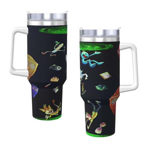 Rick and Morty Edelstahlbecher 40oz 2