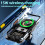 Donemore Bærbar Trådløs Biloplader 15W Magnetisk Montering 5