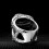Gotisk Drageøje Ring Sølv Titanium Stål Herresmykker 4