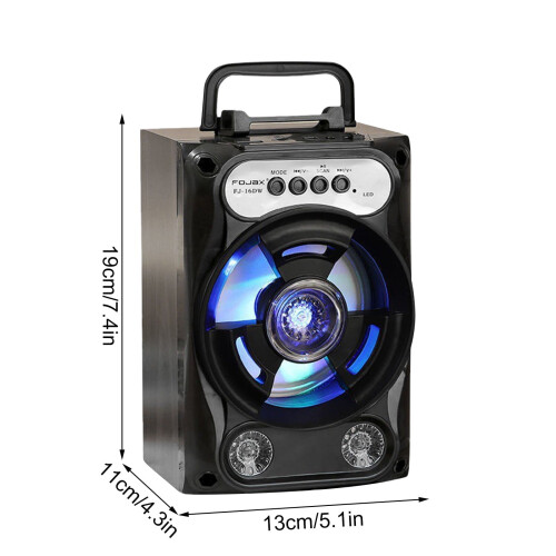 Φορητό ηχείο Bluetooth Donemore με τηλεχειριστήριο EQ Mic Dual 2