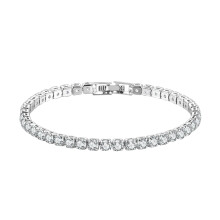Yuehao forgyldt zirkonia tennisarmbånd til kvinder,