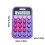 Calcolatrice solare 2 in 1, portatile per studenti e ufficio. 3