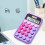 Calcolatrice solare 2 in 1, portatile per studenti e ufficio. 4